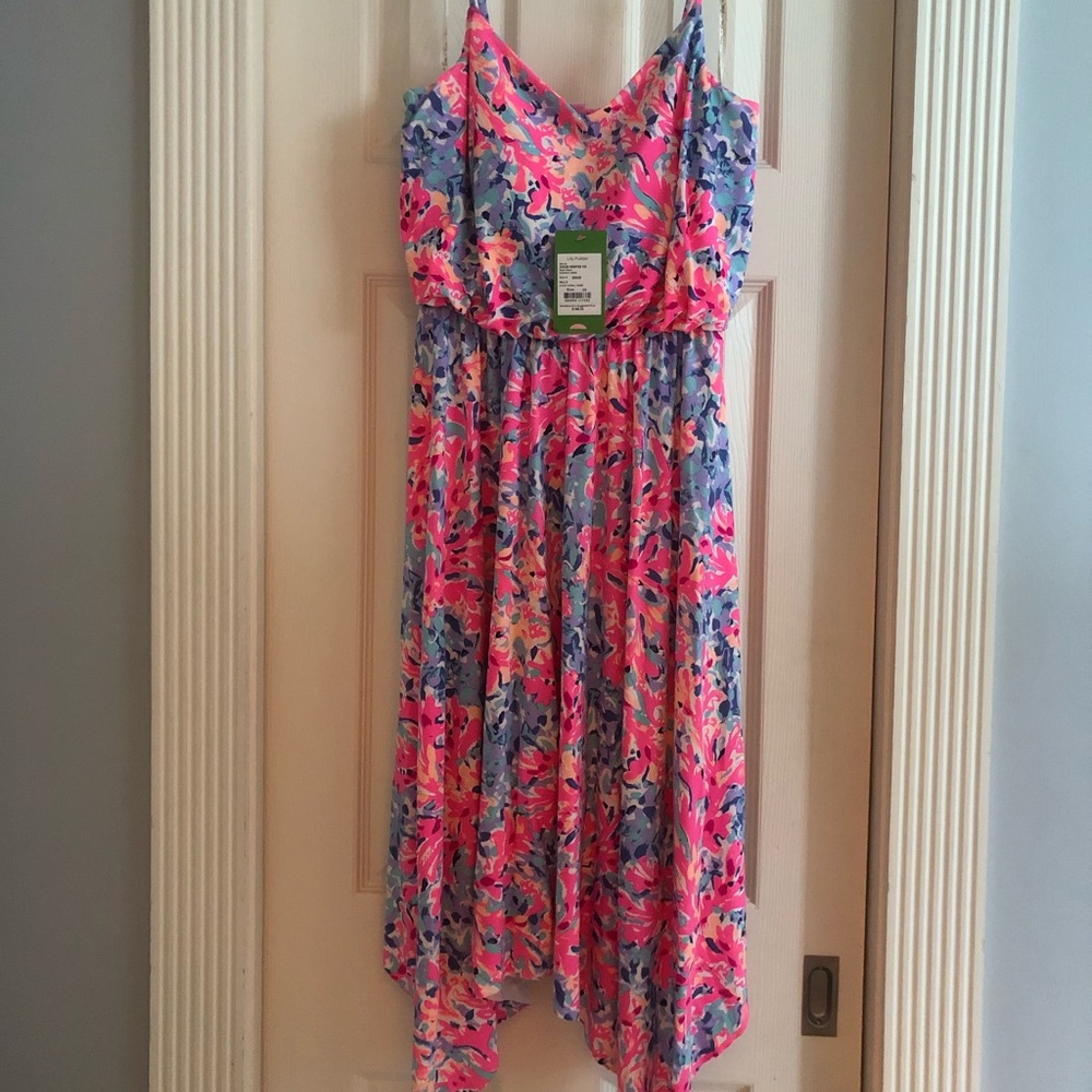 NWT Dominica Coco Coral Crab Dress